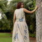 Blue Pea Skirt Set